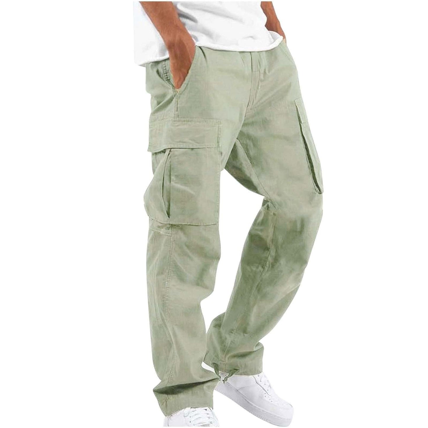 Pantalon Cargo Coton Homme Décontracté