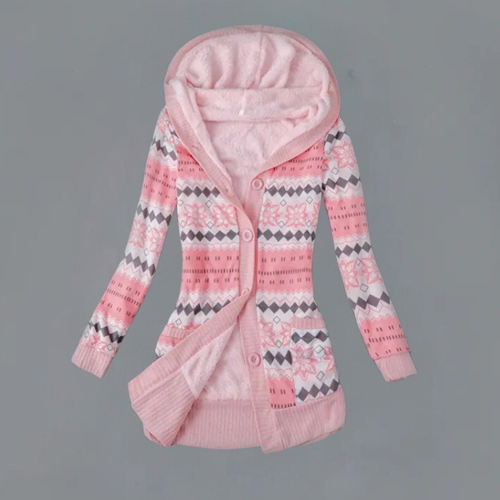 JOANA - Cardigan à Capuche Élégant pour Femmes