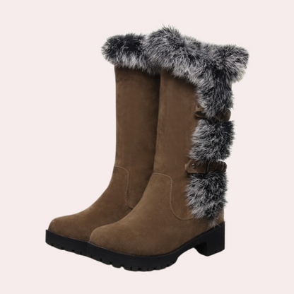 Bottes Hiver Femmes Chaussures Neige Chaudes