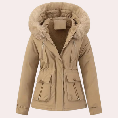 BELLA - Veste d'Hiver à Capuche Moderne pour Femmes