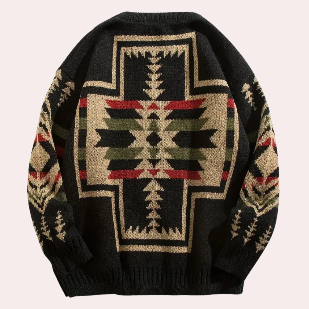PAULO - Pull Tricot Stylisé pour Hommes