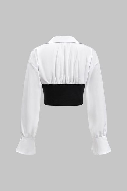 Robe Deux Pièces Élégante Corsage et Jupe Pencil