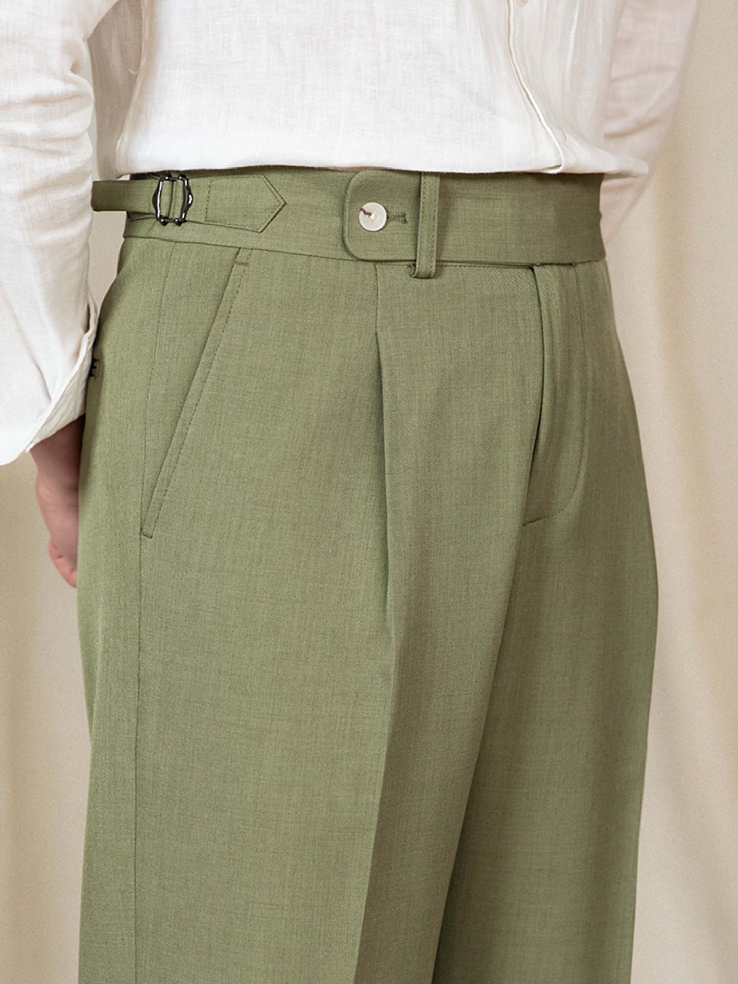 Pantalon Homme Détendu Style Classique