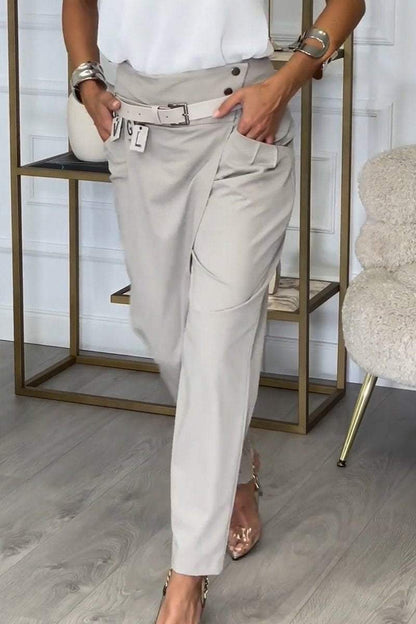 Salopette Femme Décontractée avec Boutons et Poches