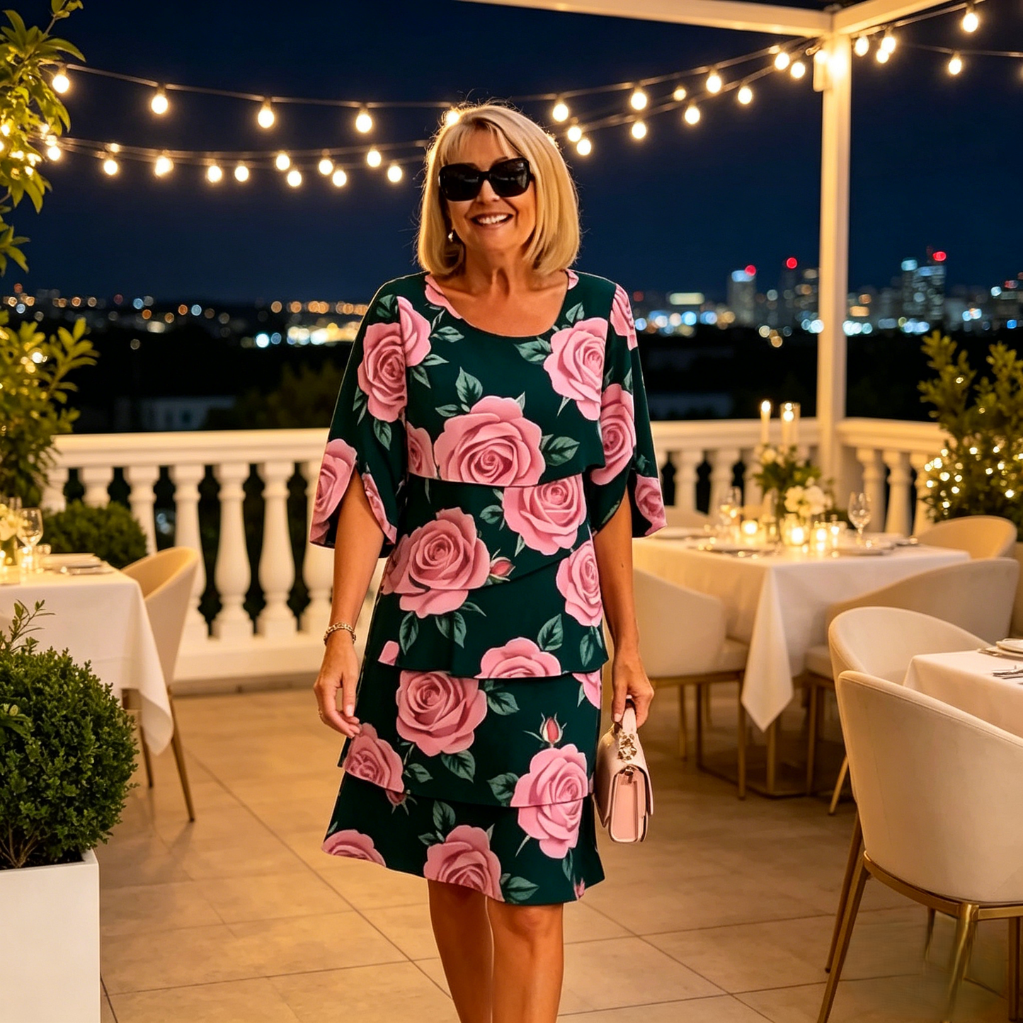 Robe Femme Fluide Motif Floral Coupe Ample