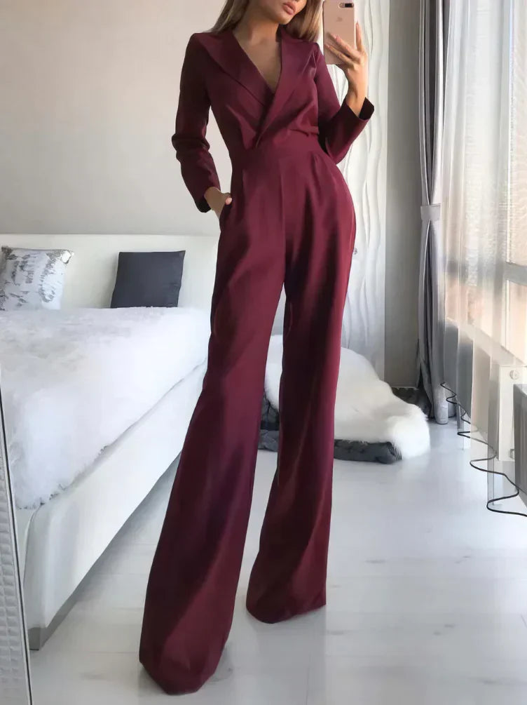 Combinaison Femme Élégante Confortable en TissuStretch
