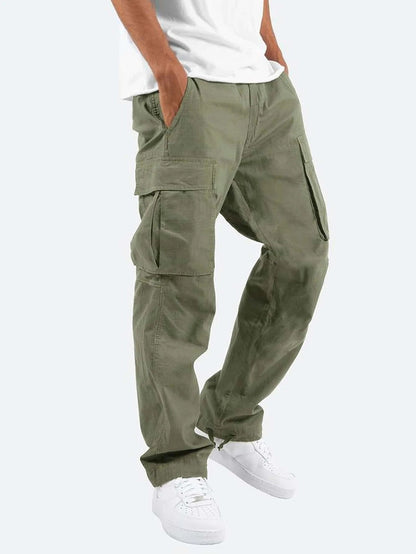 Pantalon Cargo Coton Homme Décontracté