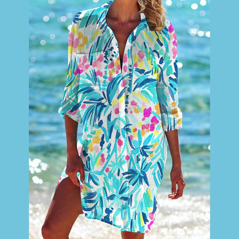 Robe de Plage Été Légère et Confortable pour Femme - PanierRoyale