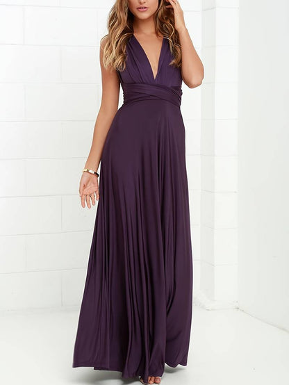 Robe de Soirée Femmes Élégante et Chic Longue