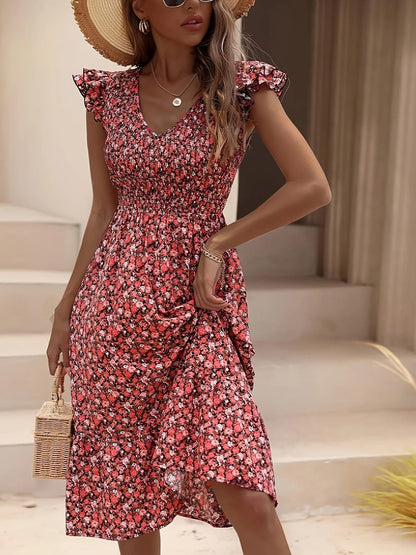 Robe Été Florale Legère pour Femme - PanierRoyale