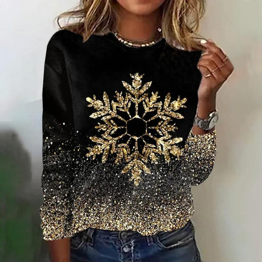 Pull Hivernal Pailleté Étoile - luxestyle