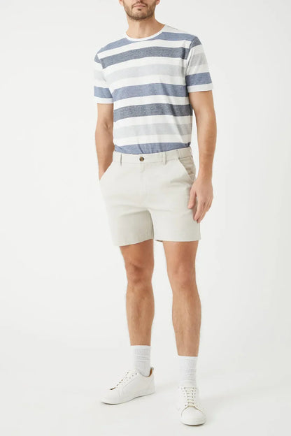 Short Décontracté Homme Été avec Poches et Fermeture Boutons