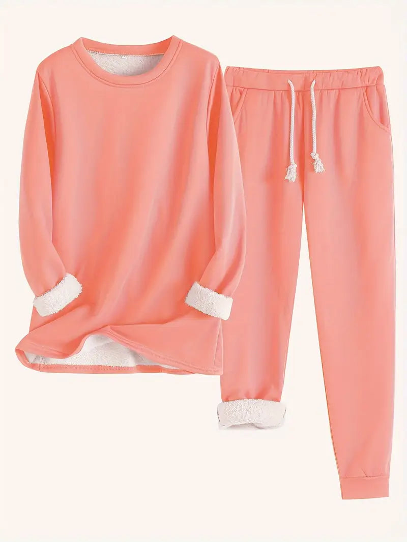 Ensemble Hiver Femme Décontracté Doux