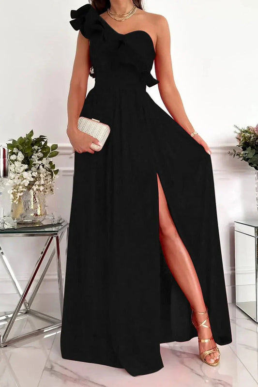 Robe de Soirée Été Longue Fleurs Colorées pour Femme - PanierRoyale