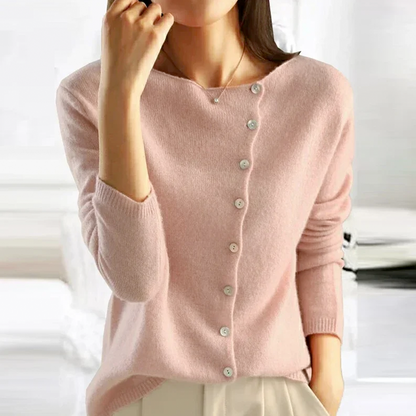 Cardigan À Patte De Boutonnage Pour Femme | Manches Longues