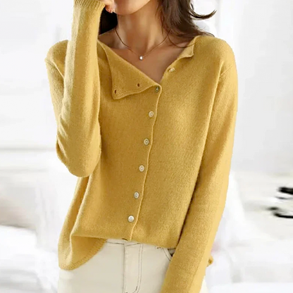 Gilet Femme Laine Mérinos Chaud et Élégant