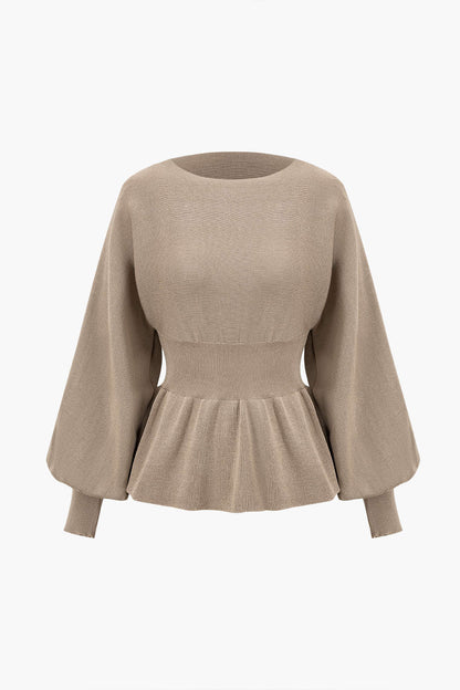 Robe Ensemble Élégant Peplum et Jupe Pencil
