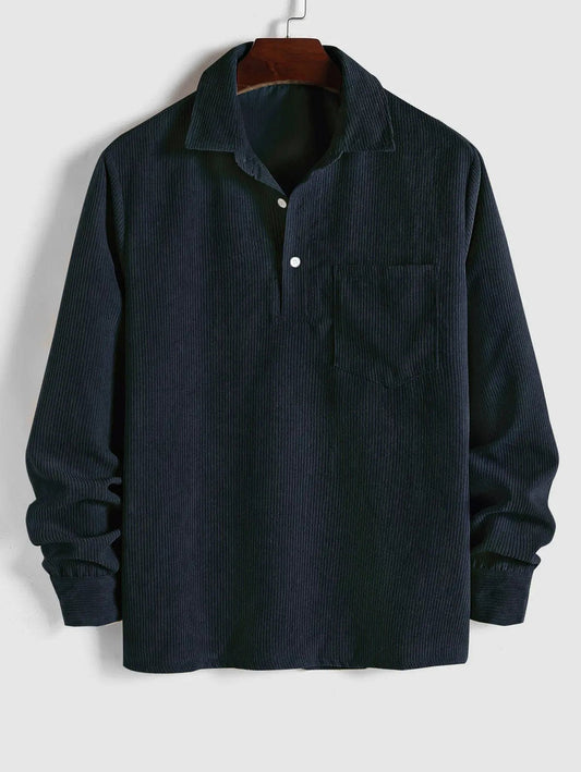 Pull Côtelé Homme Chaud et Confortable pour Hiver - PanierRoyale