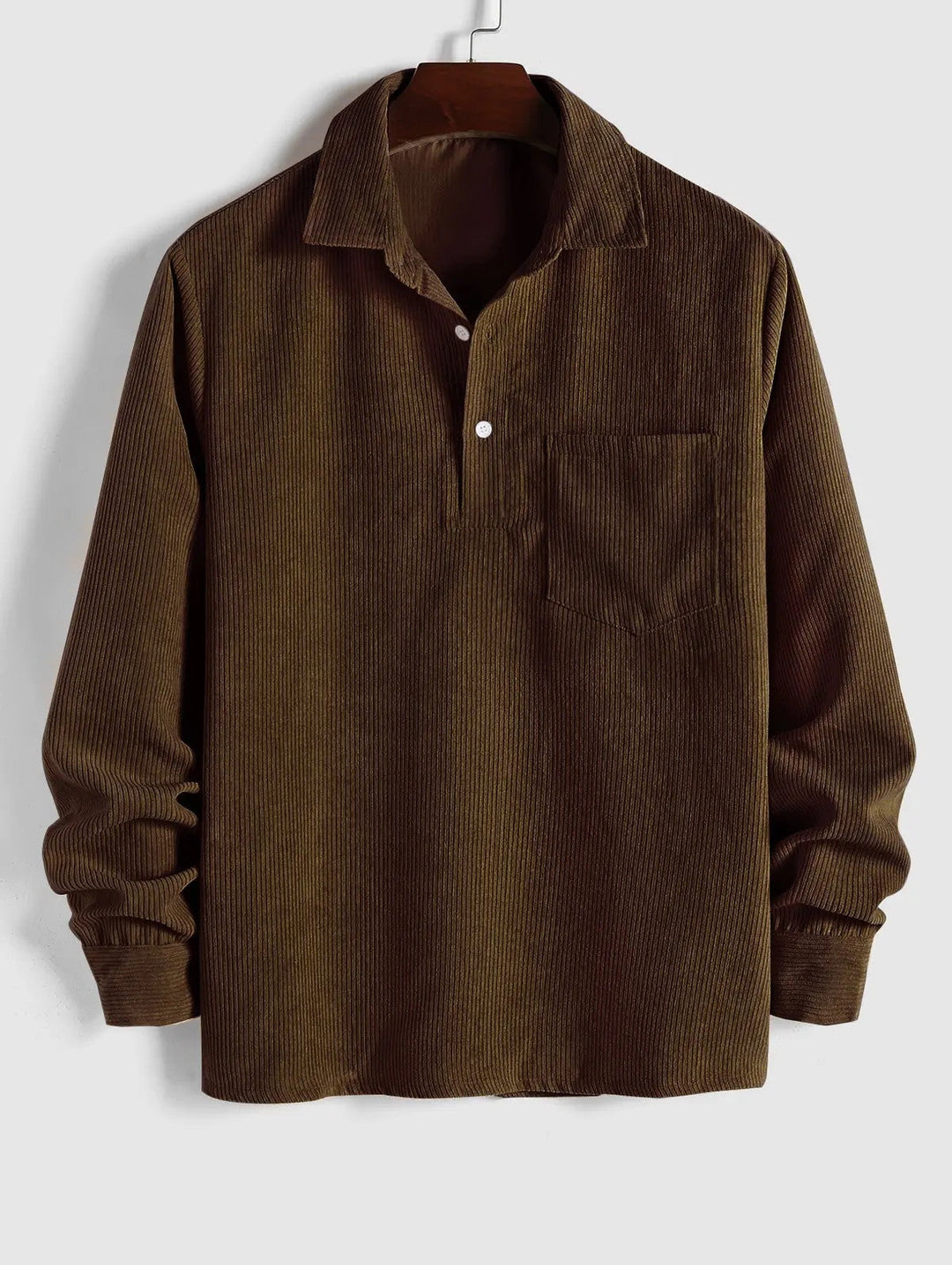 Pull Côtelé Chaud et Confortable pour Hiver
