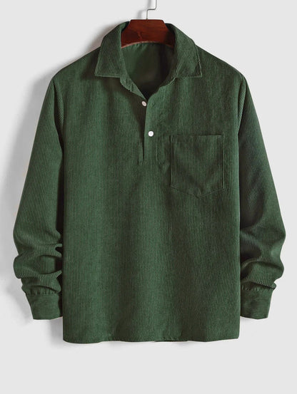 Pull Côtelé Chaud et Confortable pour Hiver