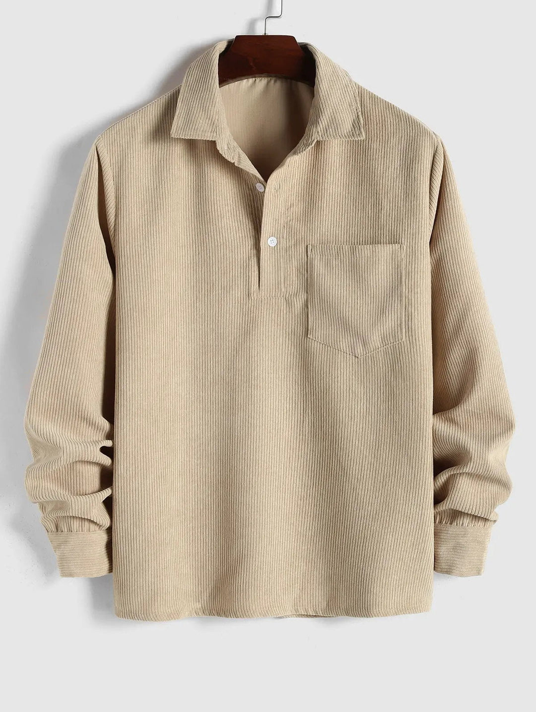 Pull Côtelé Chaud et Confortable pour Hiver