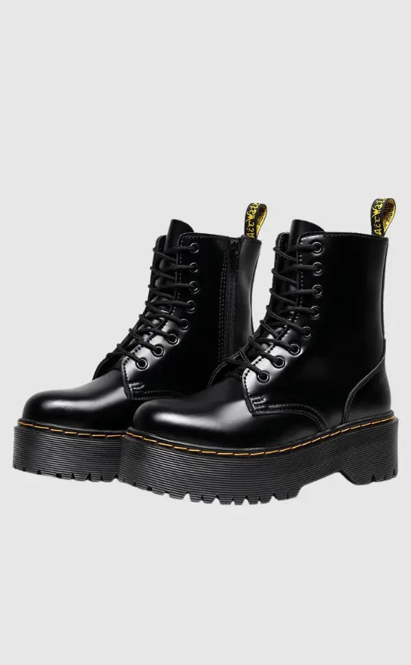 Bottines Plates en Cuir Élégantes pour Femme
