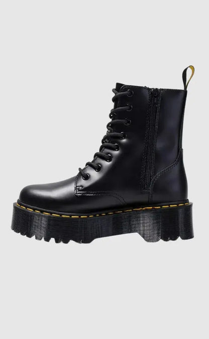 Bottines Plates en Cuir Élégantes pour Femme