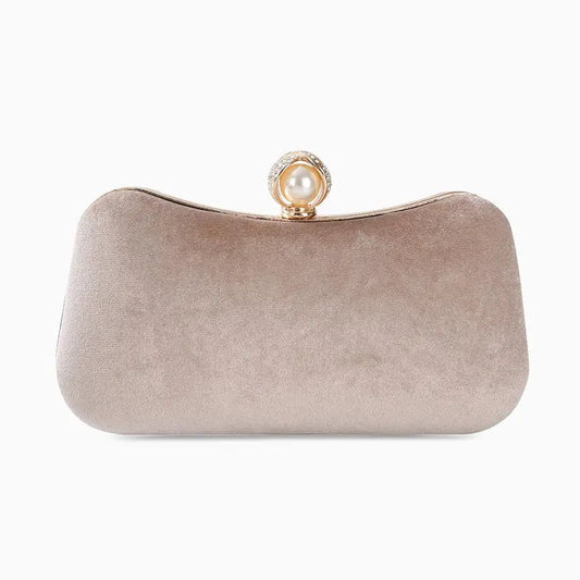 Sac Soirée Élégant avec Fermeture Perle et Détails Dorés - BerlinGlamour