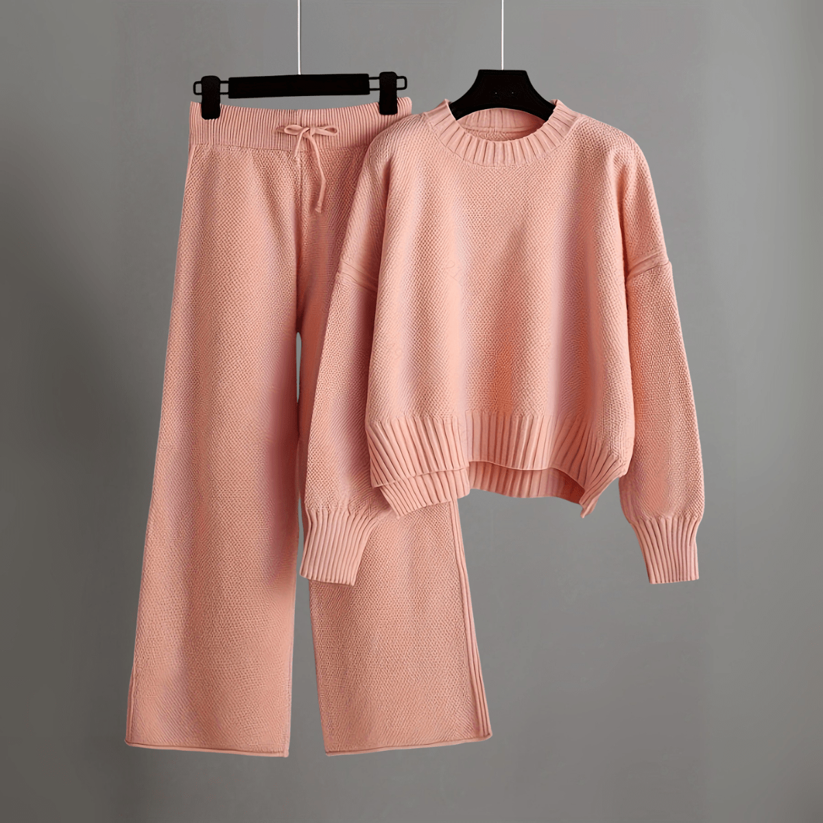 Tenue Décontractée Femme 2 Pièces - Pull et Pantalon Sport Chic Polyester Durable