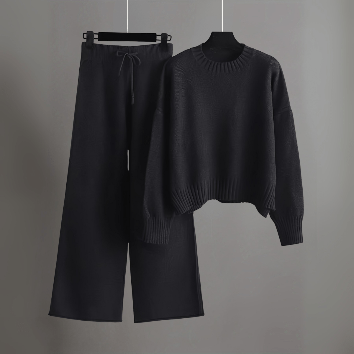 Tenue Décontractée Femme 2 Pièces - Pull et Pantalon Sport Chic Polyester Durable