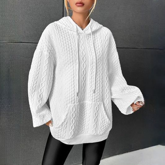 Pull Femme Col Rond Fleur Doux Hiver - PanierRoyale