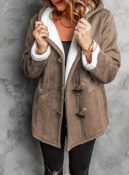 Veste Hiver Femme Douillette avec Capuche et Style Détente - PanierRoyale