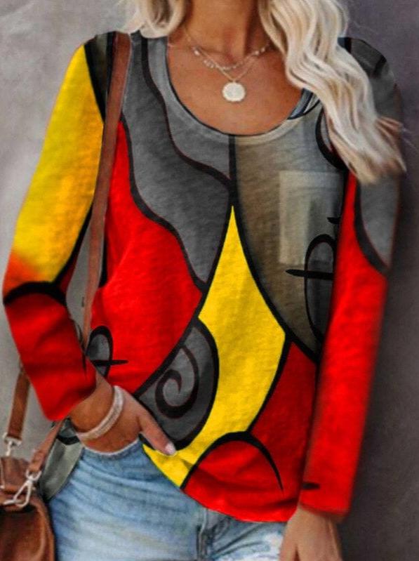 Blouse femme chic à manches longues élégante