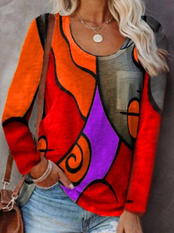 Blouse femme chic à manches longues élégante