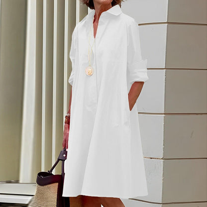 Robe femme mi-longue chic et élégante