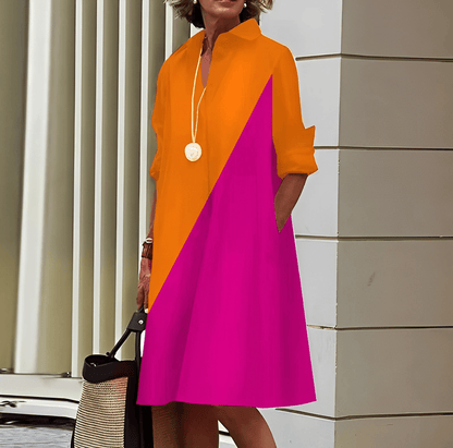 Robe femme mi-longue chic et élégante - PanierRoyale