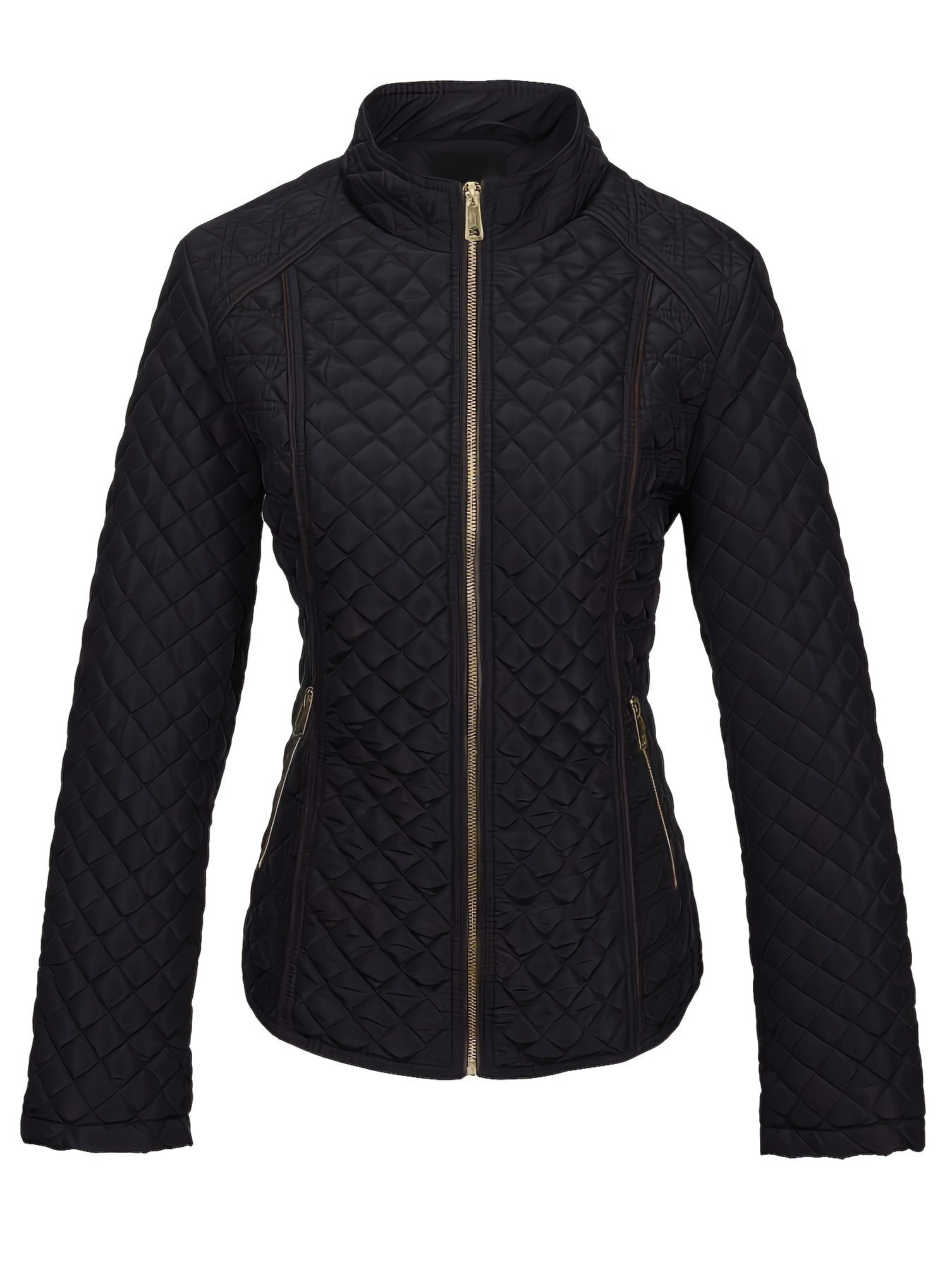 Veste Doudoune Hiver Femme Éclair avec Capuchon et Manches Longues - PanierRoyale