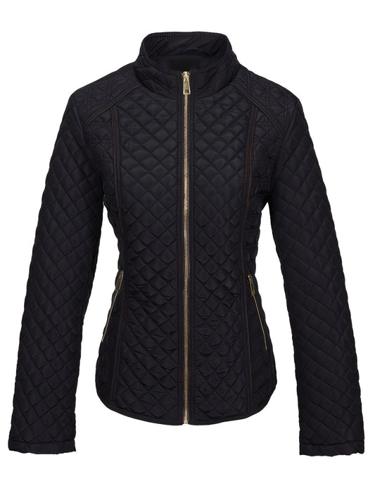 Veste Doudoune Matelassée avec Fermeture Éclair Hiver