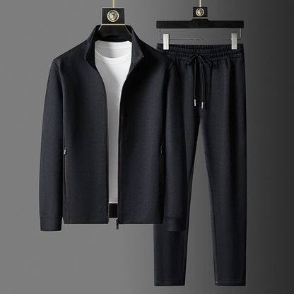 Survêtement Homme Élégant - Ensemble Zippé Slim Fit en Tissu Doux et Confortable - PanierRoyale