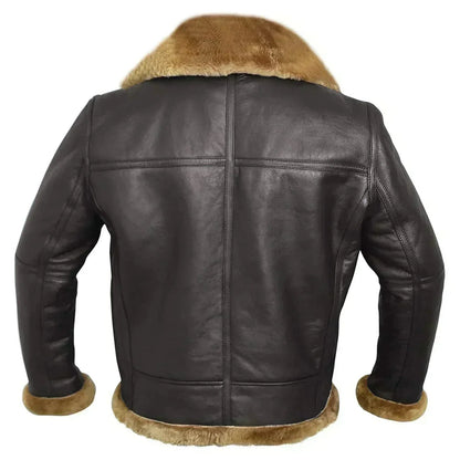 Blouson Aviateur Homme Classique à Fermeture Éclair