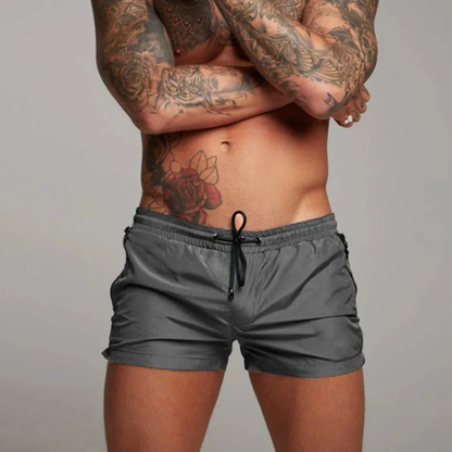 Short de Bain Homme Design avec Ceinture Élastique