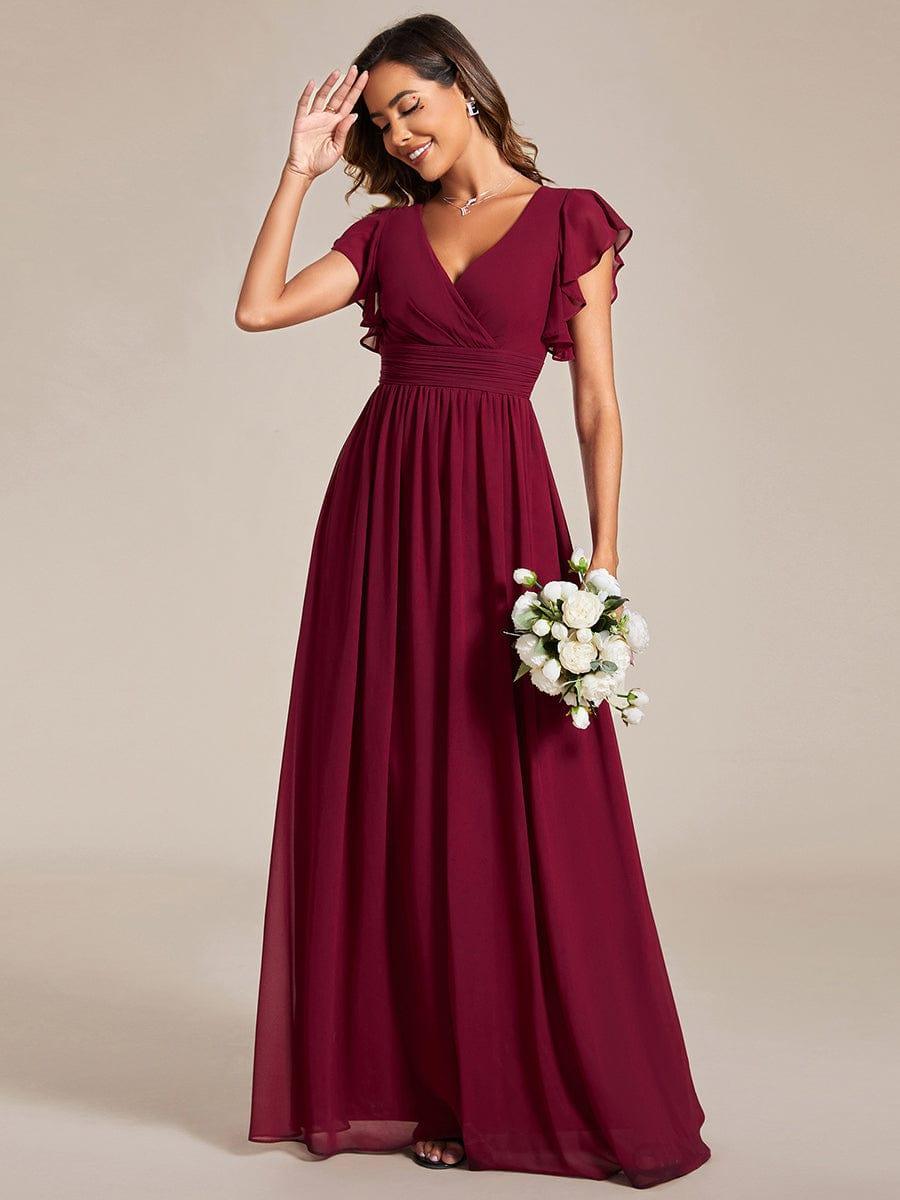 Robe Longue Femme en Mousseline Dos Ouvert Coupe Élégante