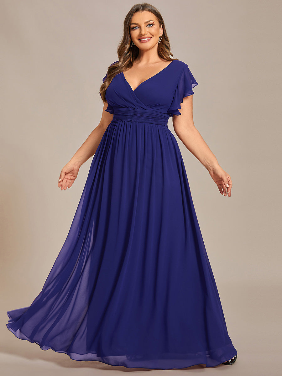Robe Longue Femme en Mousseline Dos Ouvert Coupe Élégante