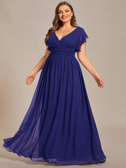 Robe Longue Femme en Mousseline Dos Ouvert Coupe Élégante
