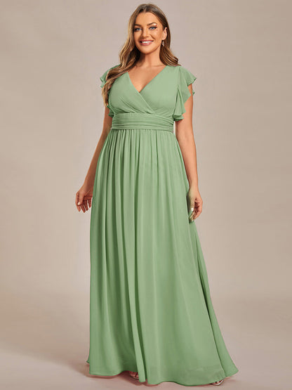 Robe Longue Femme en Mousseline Dos Ouvert Coupe Élégante