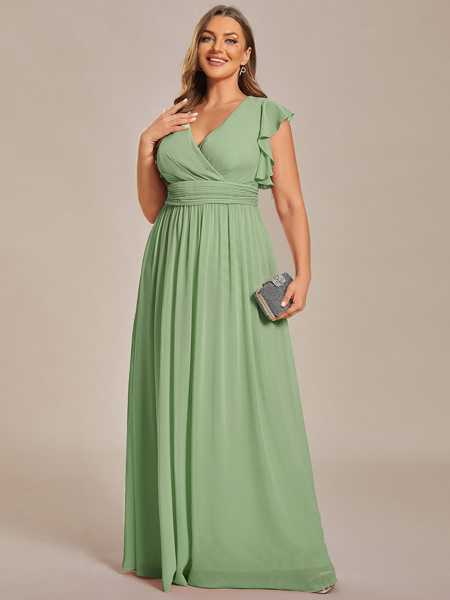 Robe Longue Femme en Mousseline Dos Ouvert Coupe Élégante
