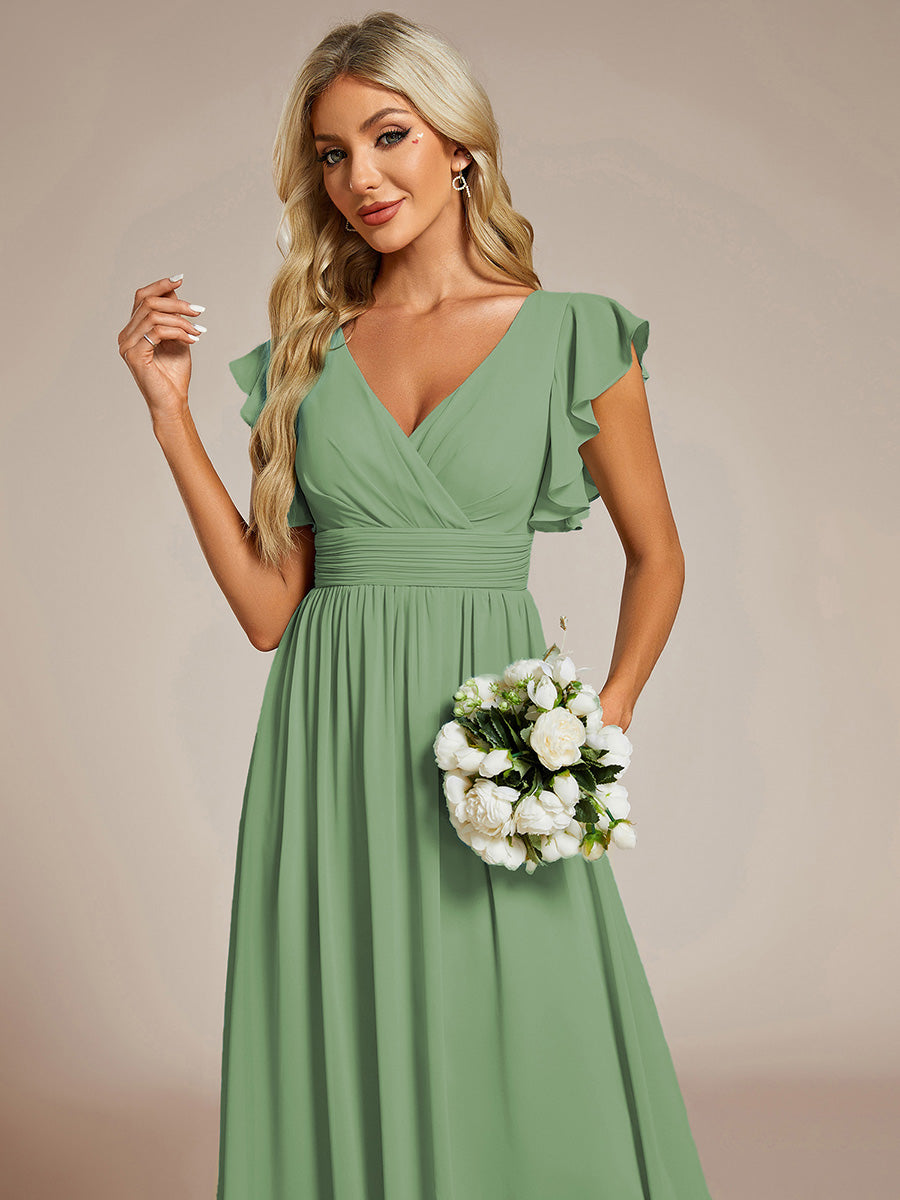 Robe Longue Femme en Mousseline Dos Ouvert Coupe Élégante