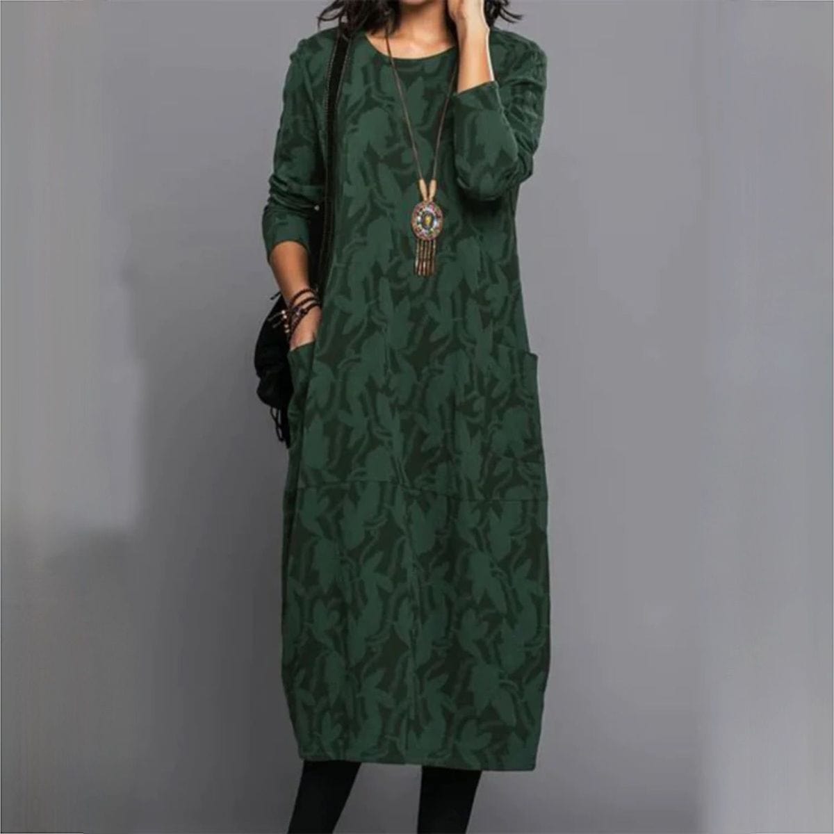 Robe Vert Émeraude Élégante et Tendance