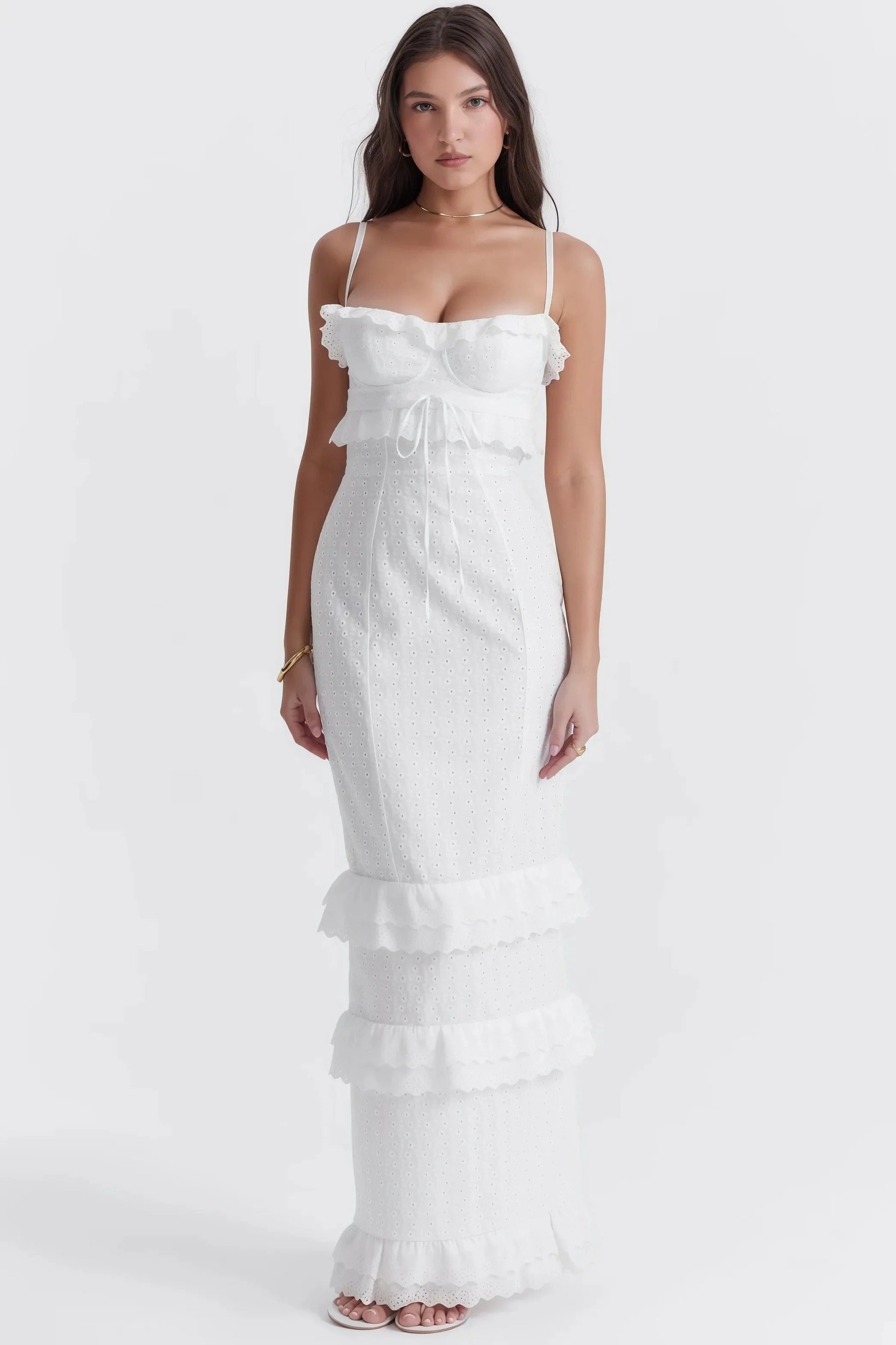 Robe Soirée Élégante Femme sans Manches Décolletée - PanierRoyale