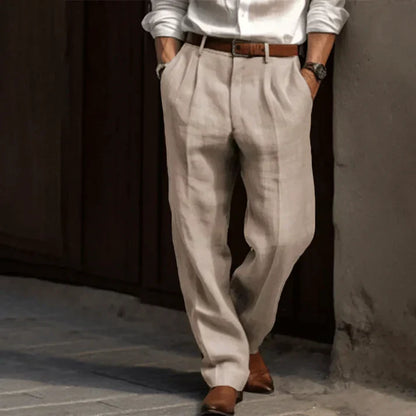 Pantalon Homme à Rayures Fines et Élégant